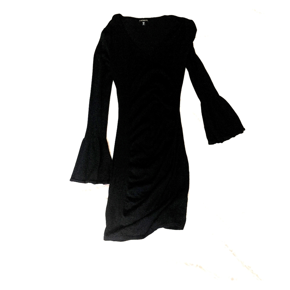 Express Sweater Dress with Bell Sleeves